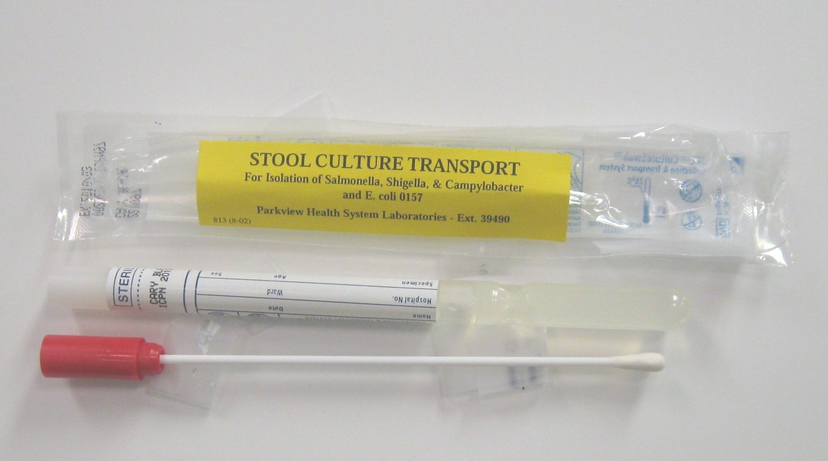 Enteric (Stool) Culture Collection by Cary Blair Swab