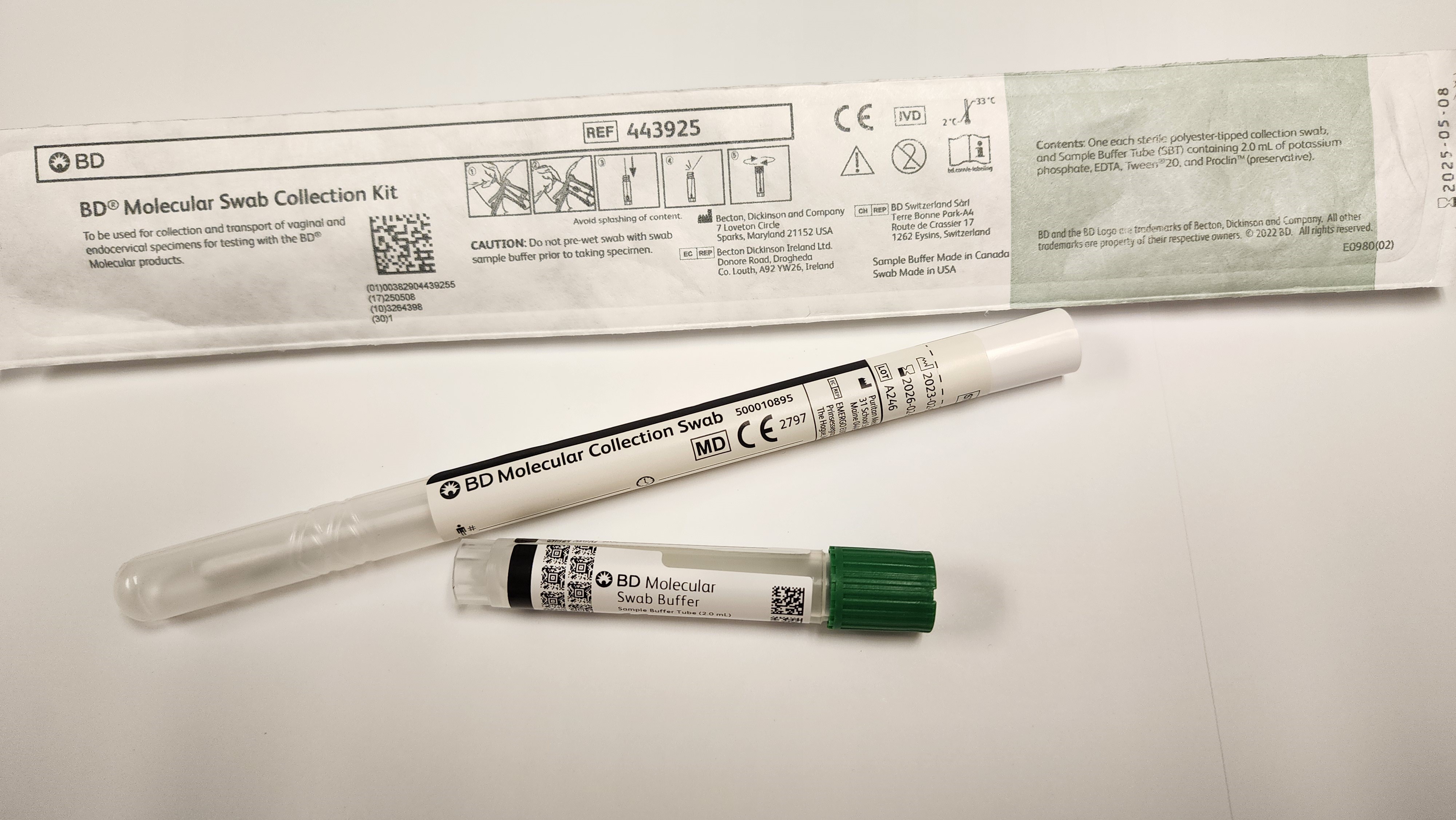 BD Molecular Swab Collection Kit With Sample Buffer Tube (SBT)